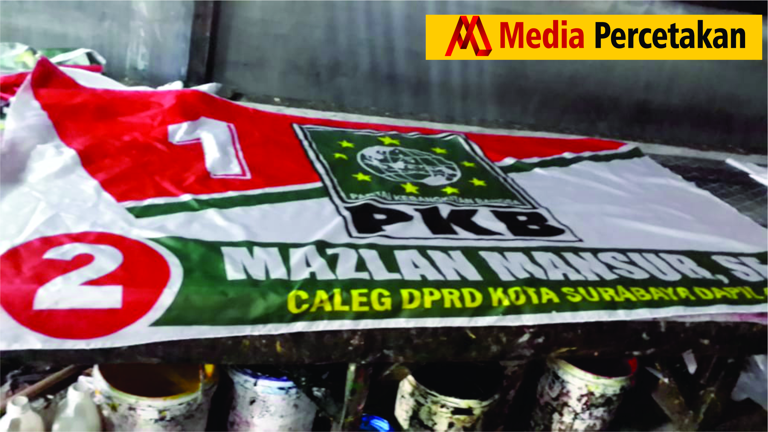 cetak bendera partai besar surabaya